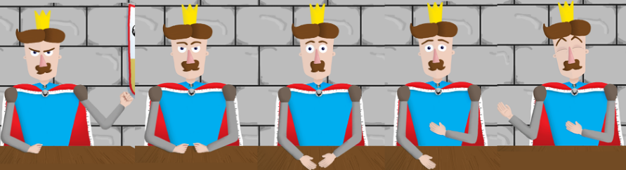 The emotions of king Carl